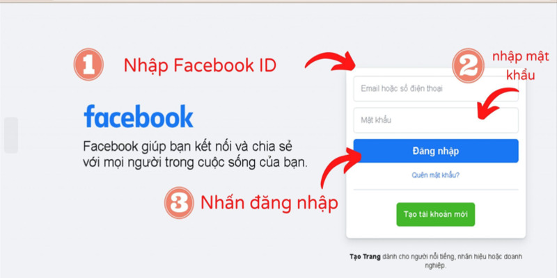 Đăng nhập FOR88 thông qua Facebook là cách được nhiều người chọn lựa